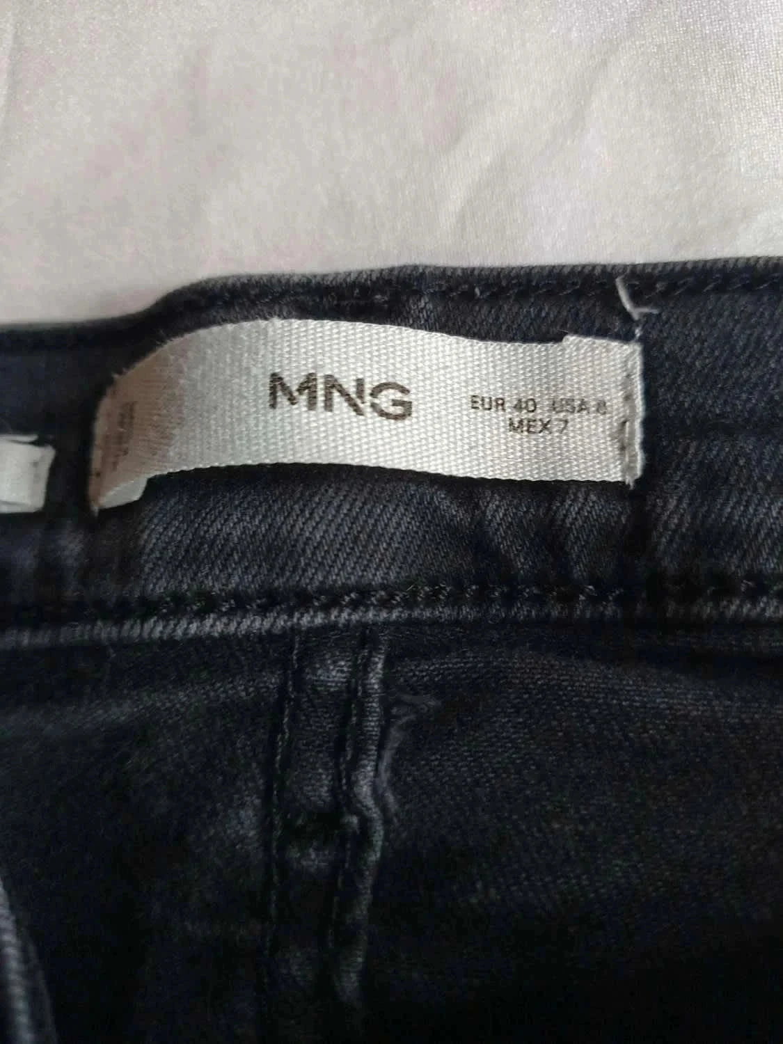 Jean mango flare cropped negro 40 – photo 8